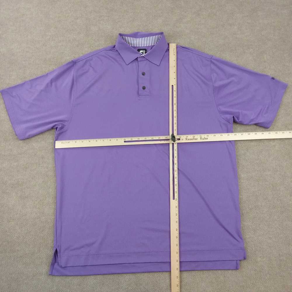 Footjoy Footjoy Polo Shirt Men XL Purple Short Sl… - image 2