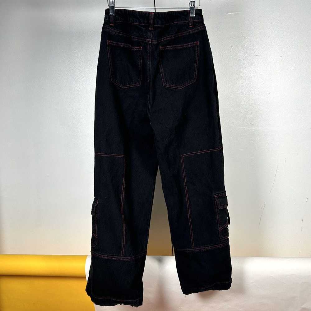 Vintage Baggy wide leg chain goth jeans - image 2