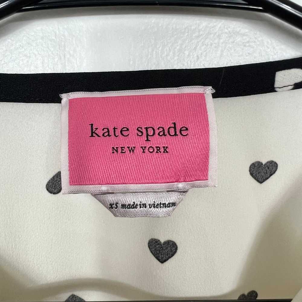 Kate Spade Perfect Heart Dress Size Extra Small - image 5
