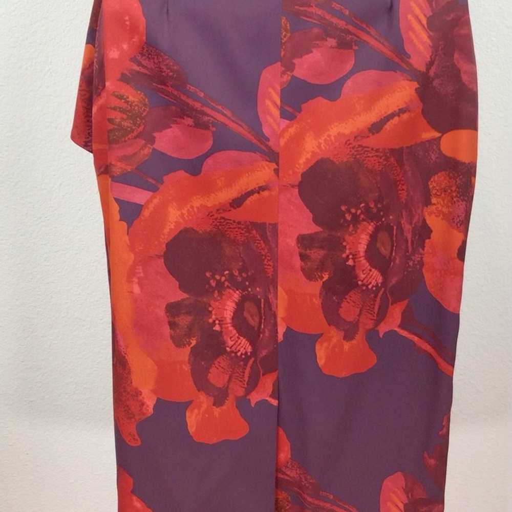 KAREN MILLEN Floral Sleeveless Pencil Dress Peplu… - image 6