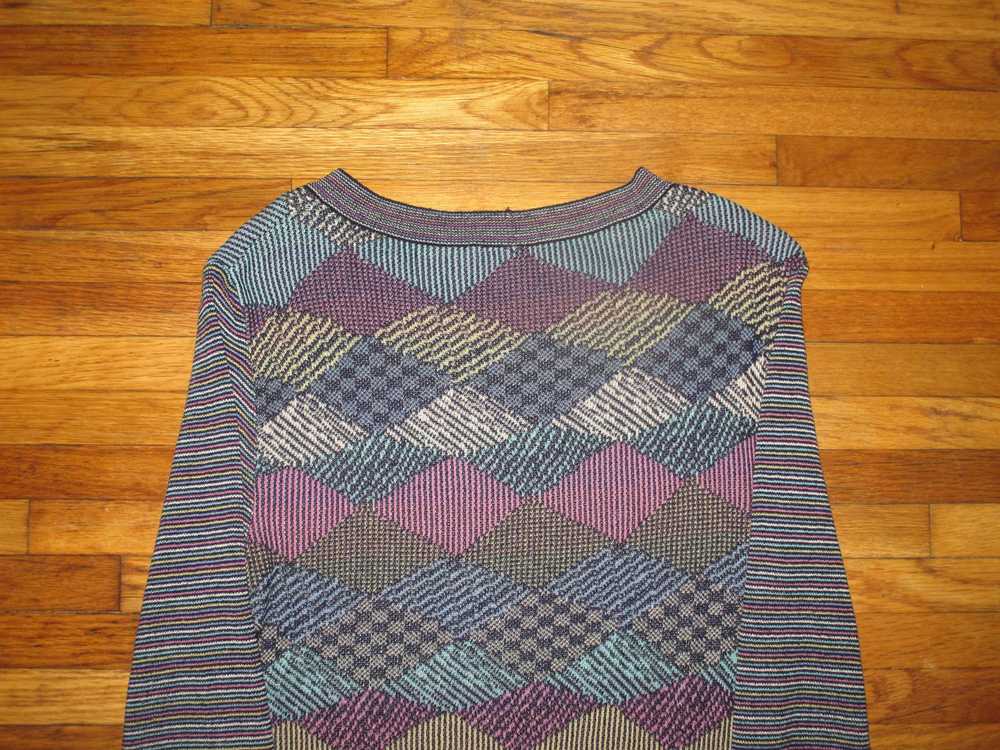Missoni Vintage 1980s Missoni Vaporwave Sweater R… - image 7
