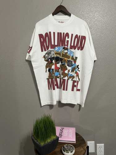 Asap Rocky A$AP ROCKY x Miami rolling loud T-shirt - image 1