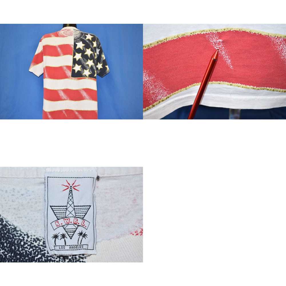 Gloverall vtg 90s USA FLAG ALL OVER PRINT AMERICA… - image 4