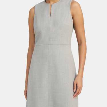 Theory Split Front Dress in Wool Twill - image 1