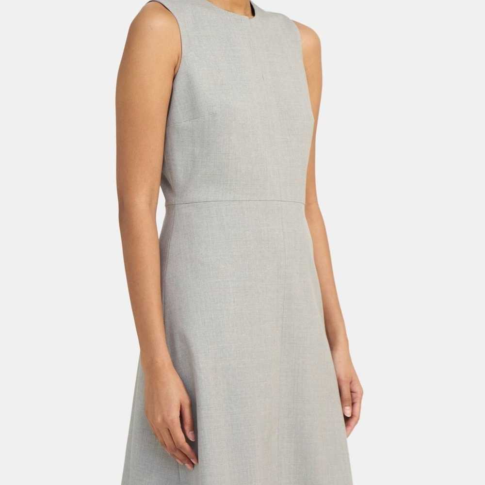 Theory Split Front Dress in Wool Twill - image 2