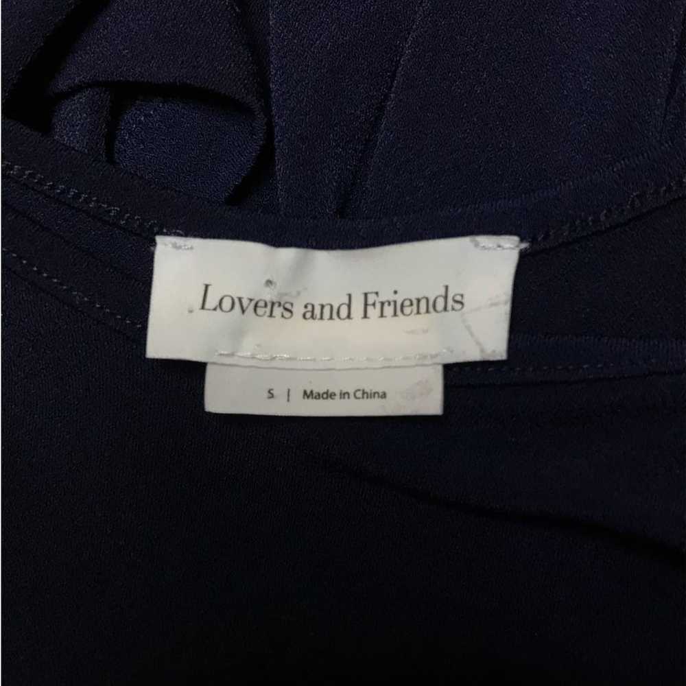 current LOVERS + FRIENDS revolve Gia navy blue ad… - image 6