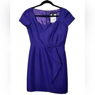 Cyril Verdavainne l Purple Sheath Mini Dress Size 