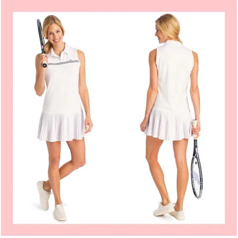 VINEYARD VINES WHITE ATHLETIC DRESS MEDIUM - image 1