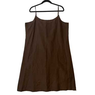 Eileen Fisher XL Midi Cami Slip Dress 100% Silk C… - image 1