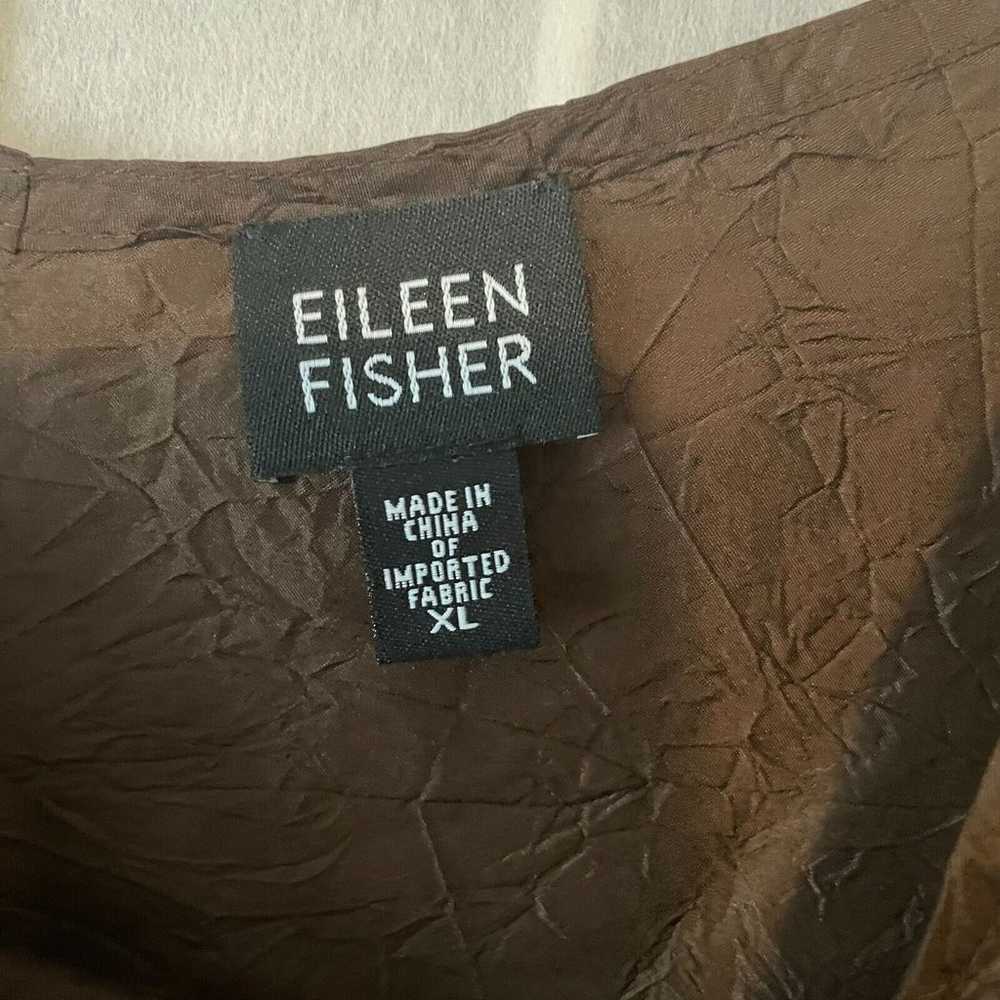 Eileen Fisher XL Midi Cami Slip Dress 100% Silk C… - image 3