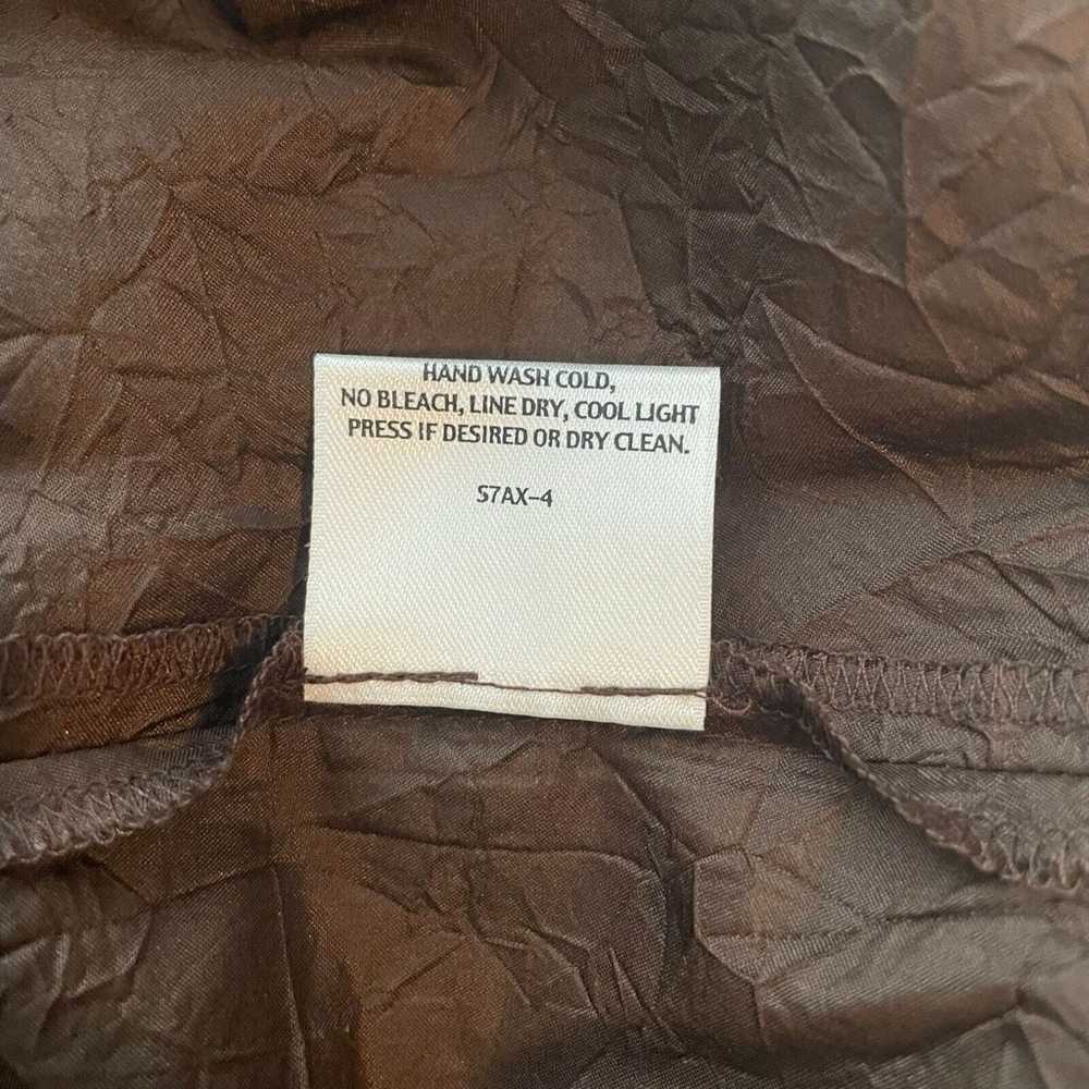 Eileen Fisher XL Midi Cami Slip Dress 100% Silk C… - image 5
