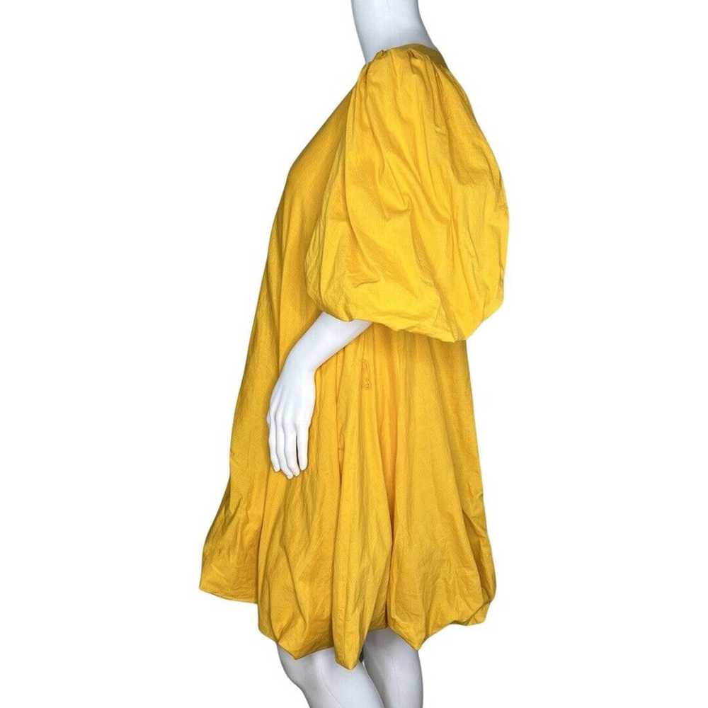 Rhode Dress Women Small Saffron Yellow Marni Puff… - image 3