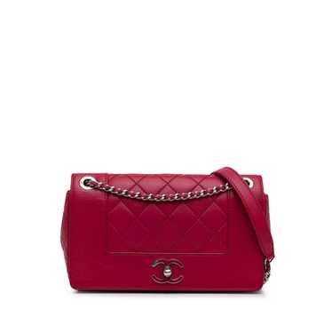 Pink Chanel Small Mademoiselle Vintage Quilted Fla
