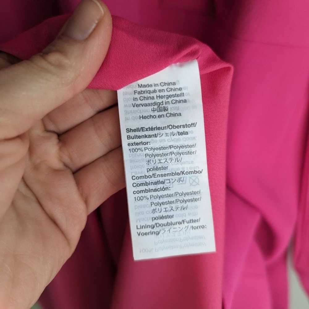 J. Crew Barbie Pink Pleated Sleeve Foggia A-line … - image 11