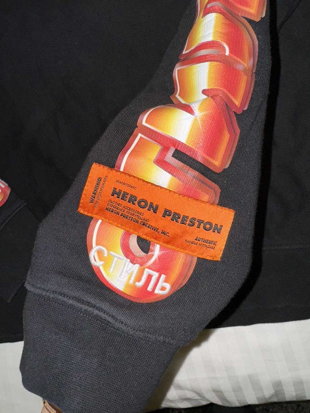 Heron Preston Heron Preston Men Logo Crew Sweater - image 4