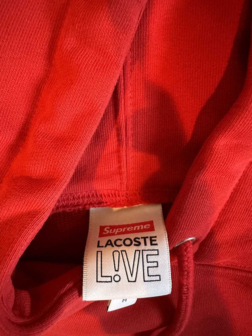 Lacoste × Supreme Supreme Lacoste Logo Panel Swea… - image 3