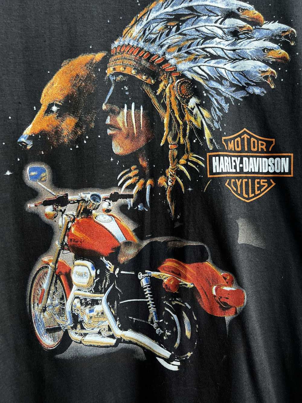 Harley Davidson × Racing × Streetwear 90s Vintage… - image 2