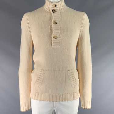 Brunello Cucinelli Beige Knitted Cashmere High Co… - image 1