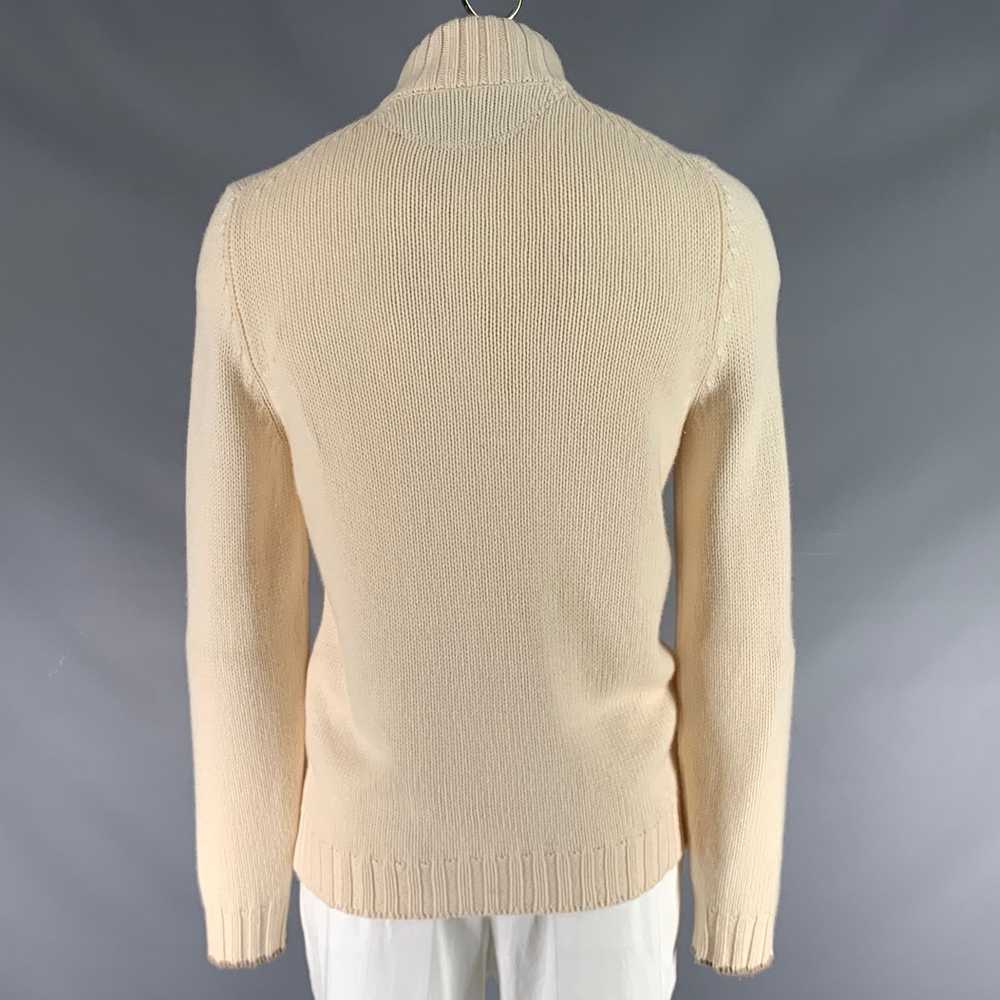 Brunello Cucinelli Beige Knitted Cashmere High Co… - image 3