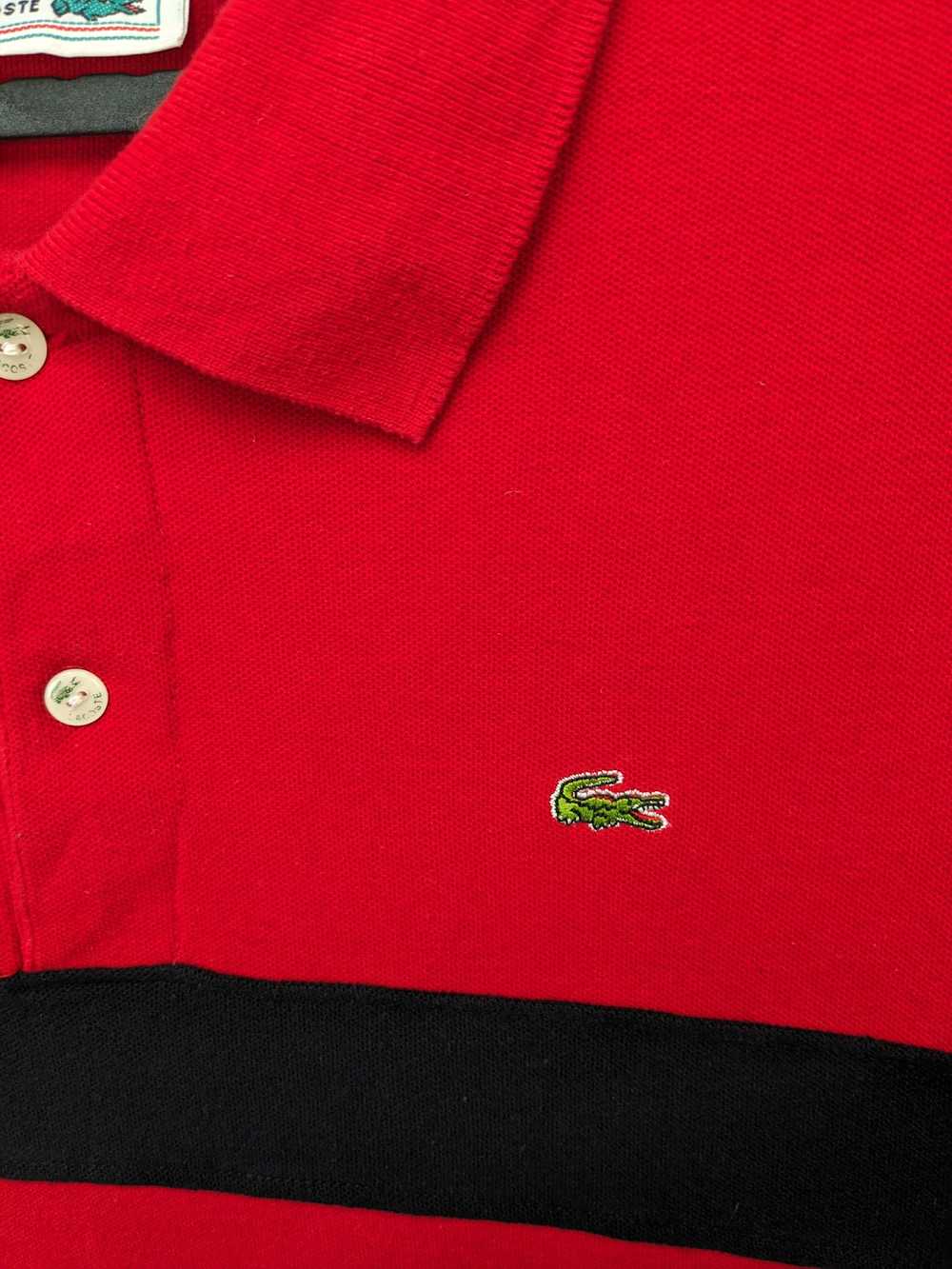 Lacoste CHEMISE LACOSTE RED POLO TSHIRT MADE IN F… - image 3