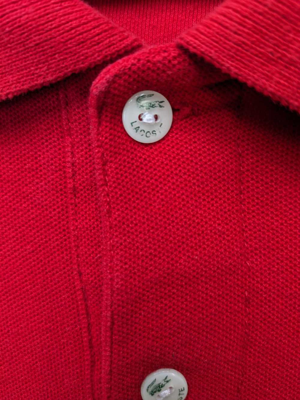 Lacoste CHEMISE LACOSTE RED POLO TSHIRT MADE IN F… - image 4