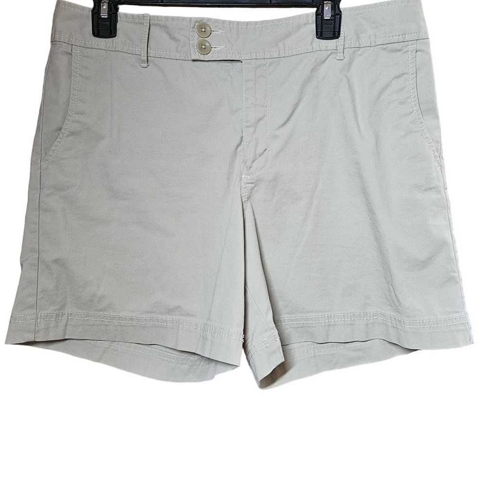 Eddie Bauer Tan Mercer Fit Flat Front Shorts Size… - image 1