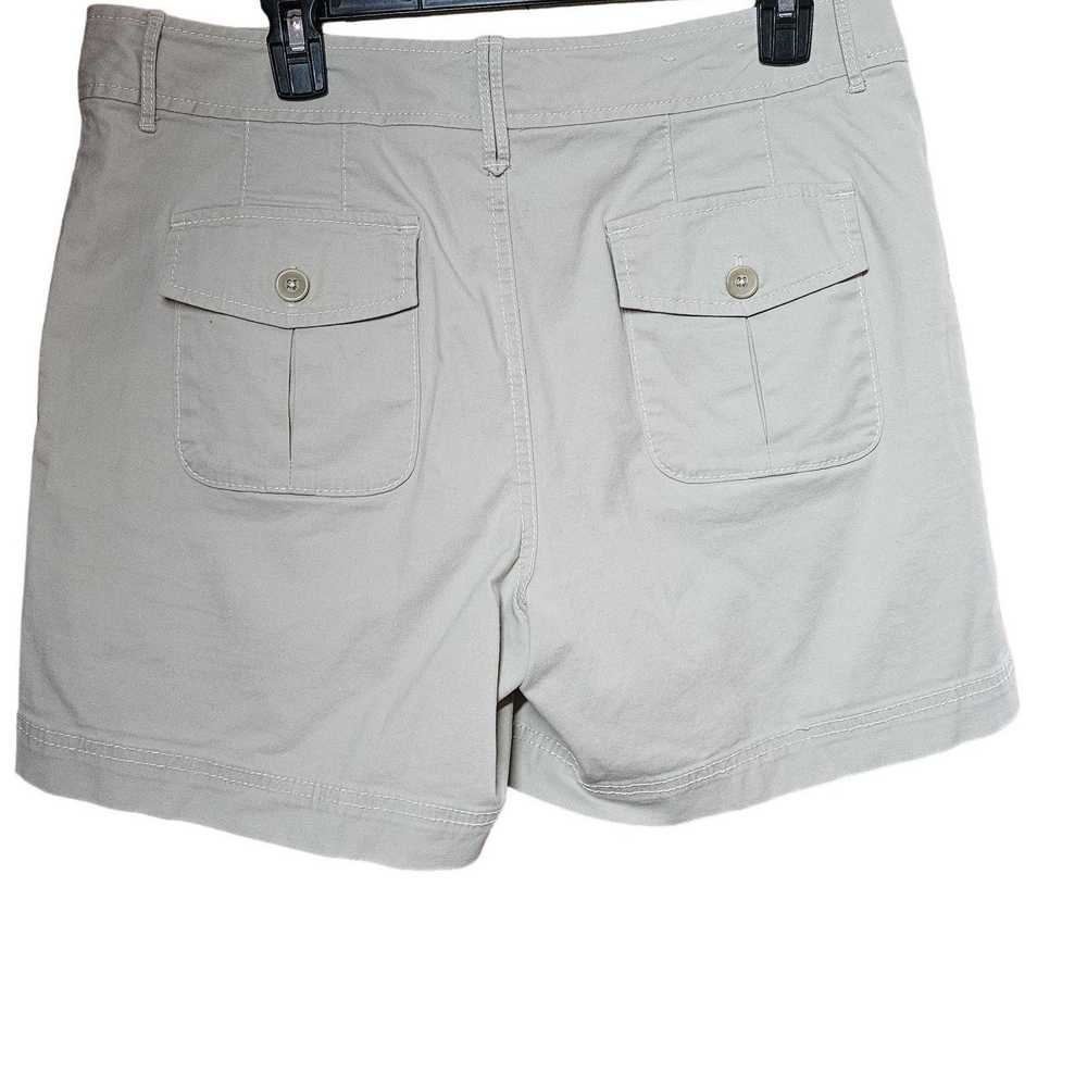 Eddie Bauer Tan Mercer Fit Flat Front Shorts Size… - image 2