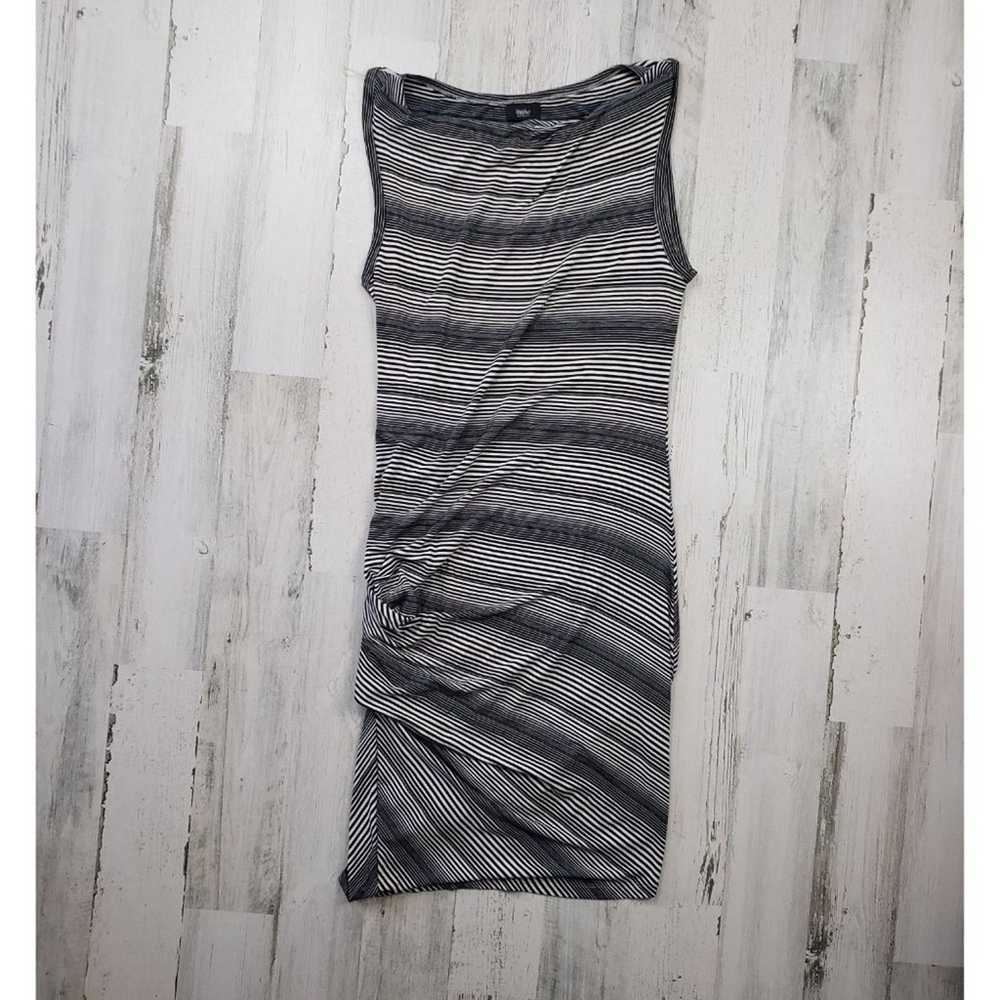 Mossimo Mossimo Drape Gray, Black & white Striped… - image 2