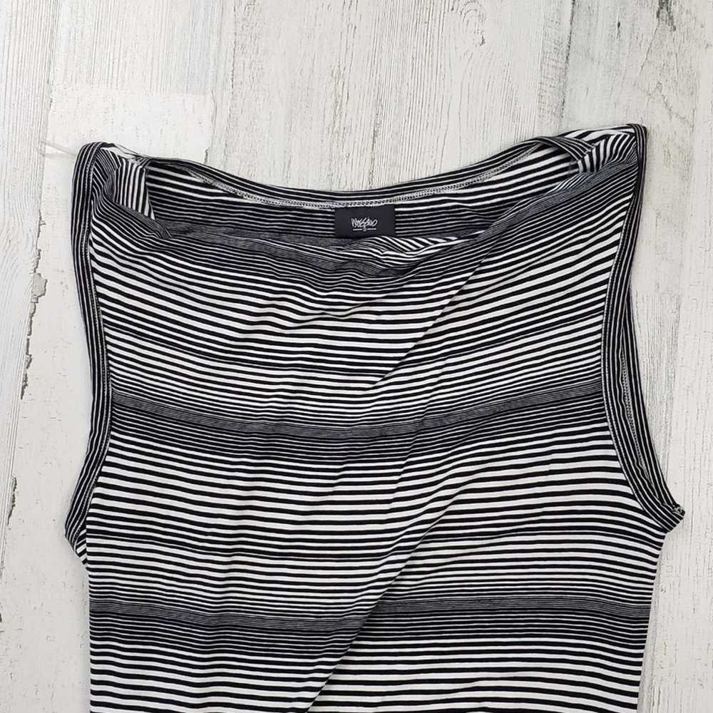 Mossimo Mossimo Drape Gray, Black & white Striped… - image 5