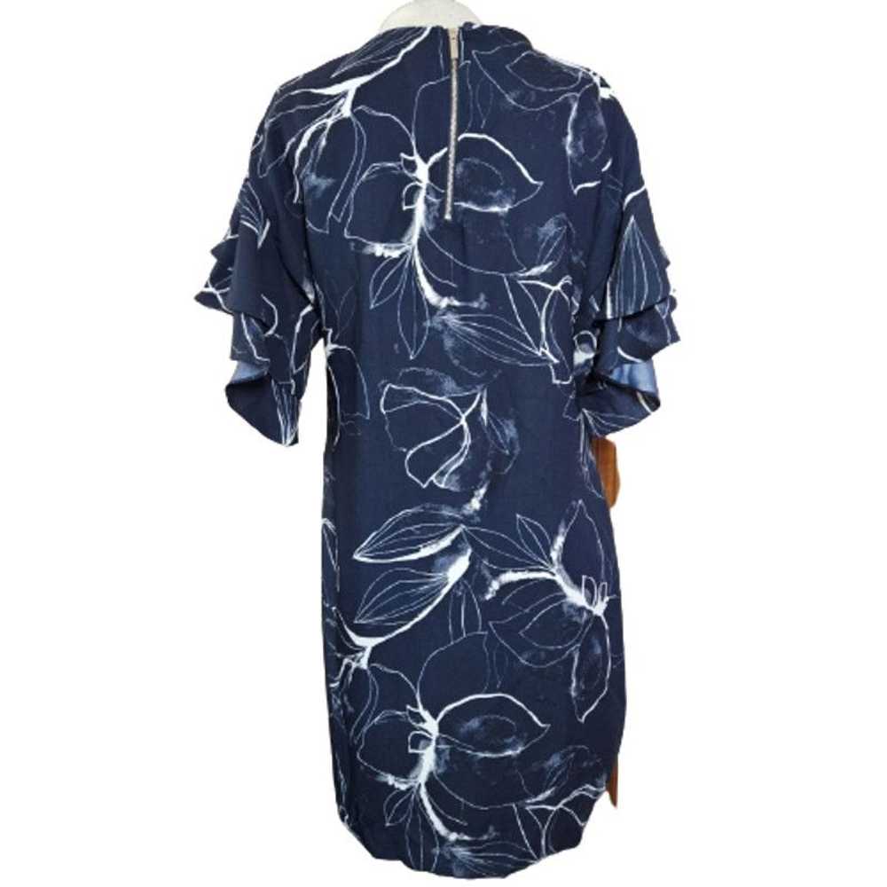 Vince Camuto Vince Camuto Navy Blue Floral Dress … - image 3