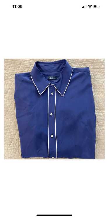 Polo Ralph Lauren Contrast-Piping Mulberry Silk Pa