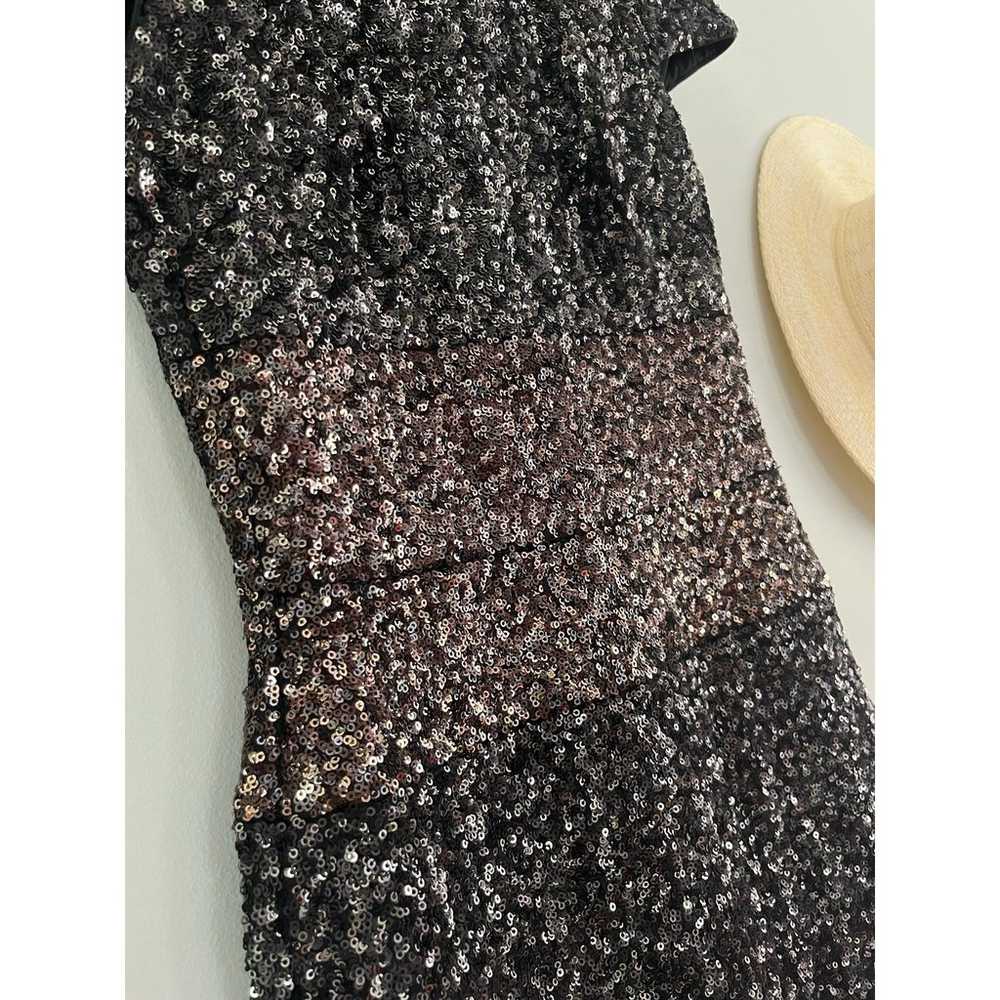 Dress the Population | Sequin Black and Gold Colo… - image 2