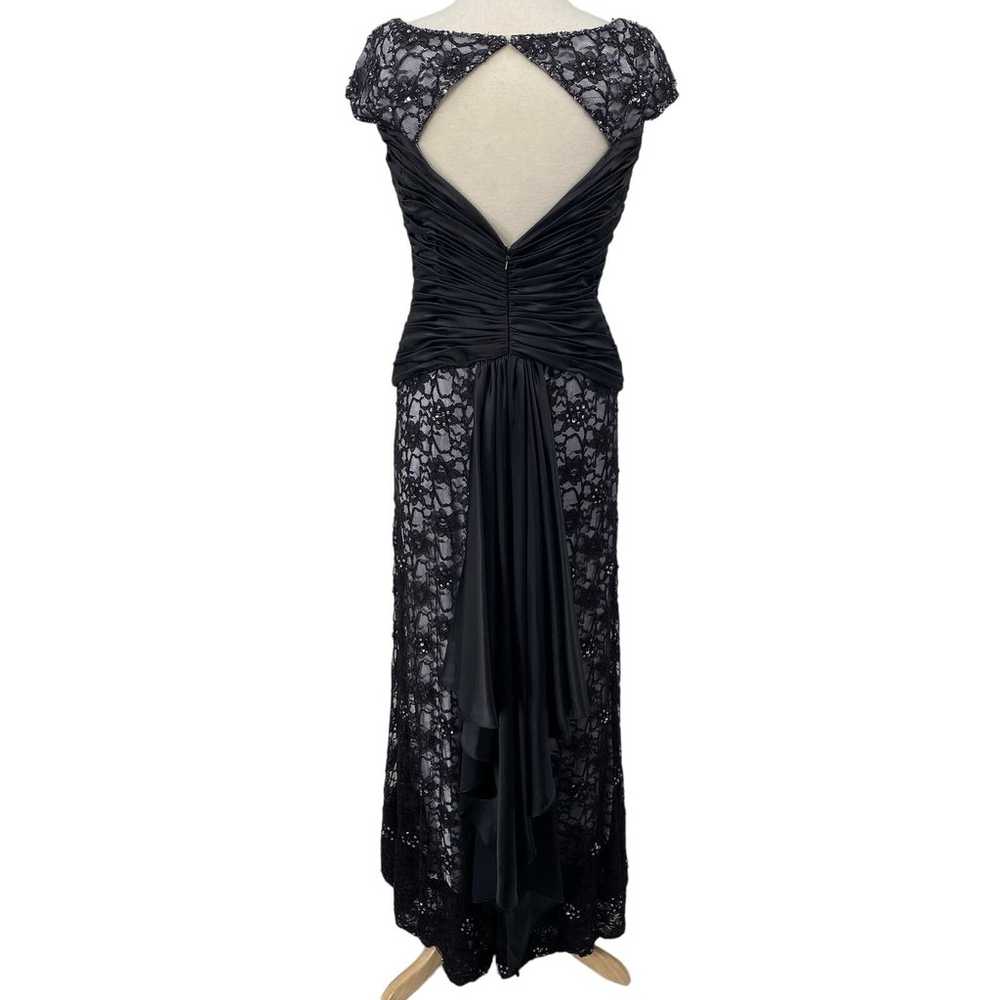 Jovani Evening Gown Formal Maxi Dress Beaded Flor… - image 7