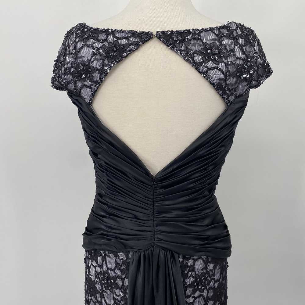 Jovani Evening Gown Formal Maxi Dress Beaded Flor… - image 8