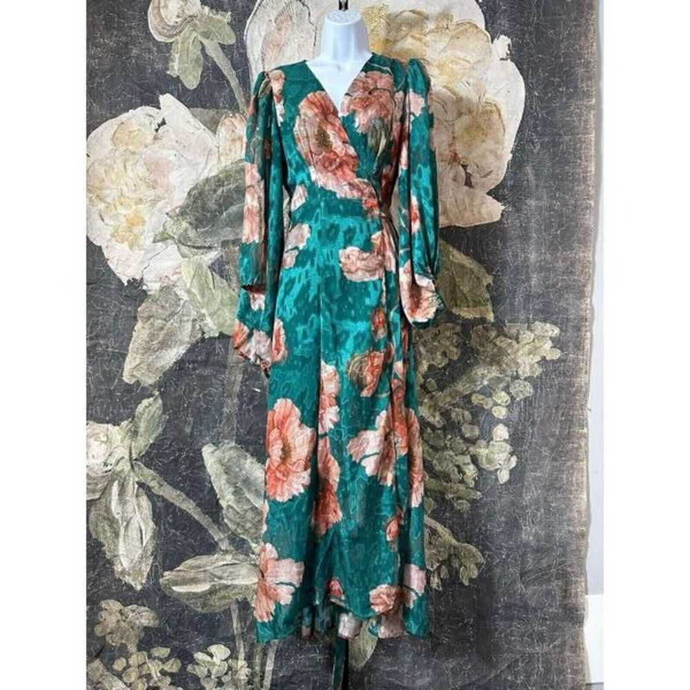 New Anthropologie Hutch V-Neck Textured Wrap Dres… - image 10