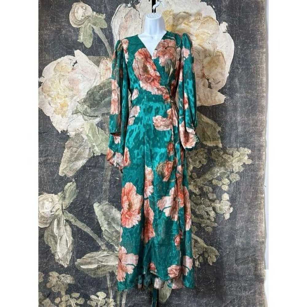 New Anthropologie Hutch V-Neck Textured Wrap Dres… - image 11