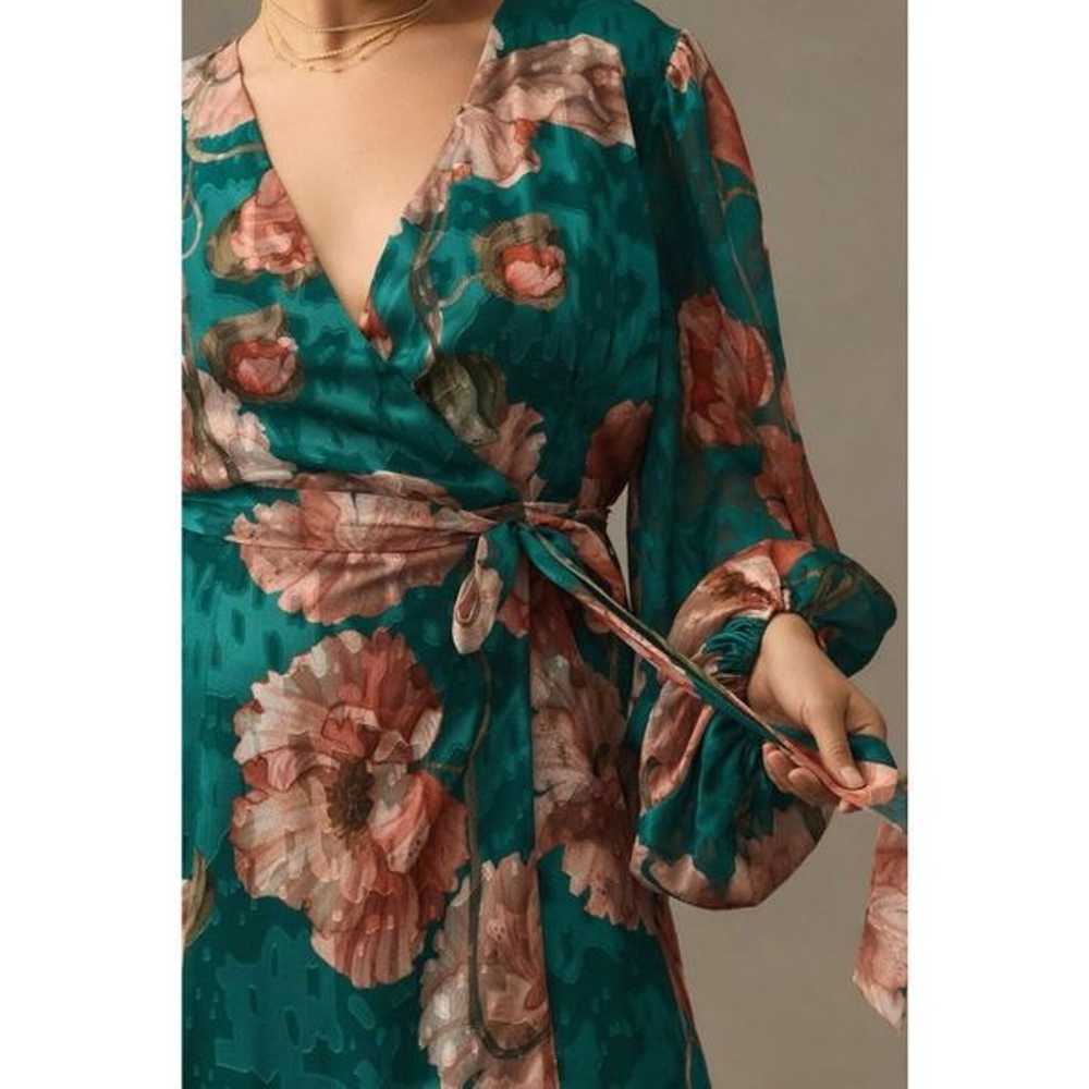 New Anthropologie Hutch V-Neck Textured Wrap Dres… - image 5