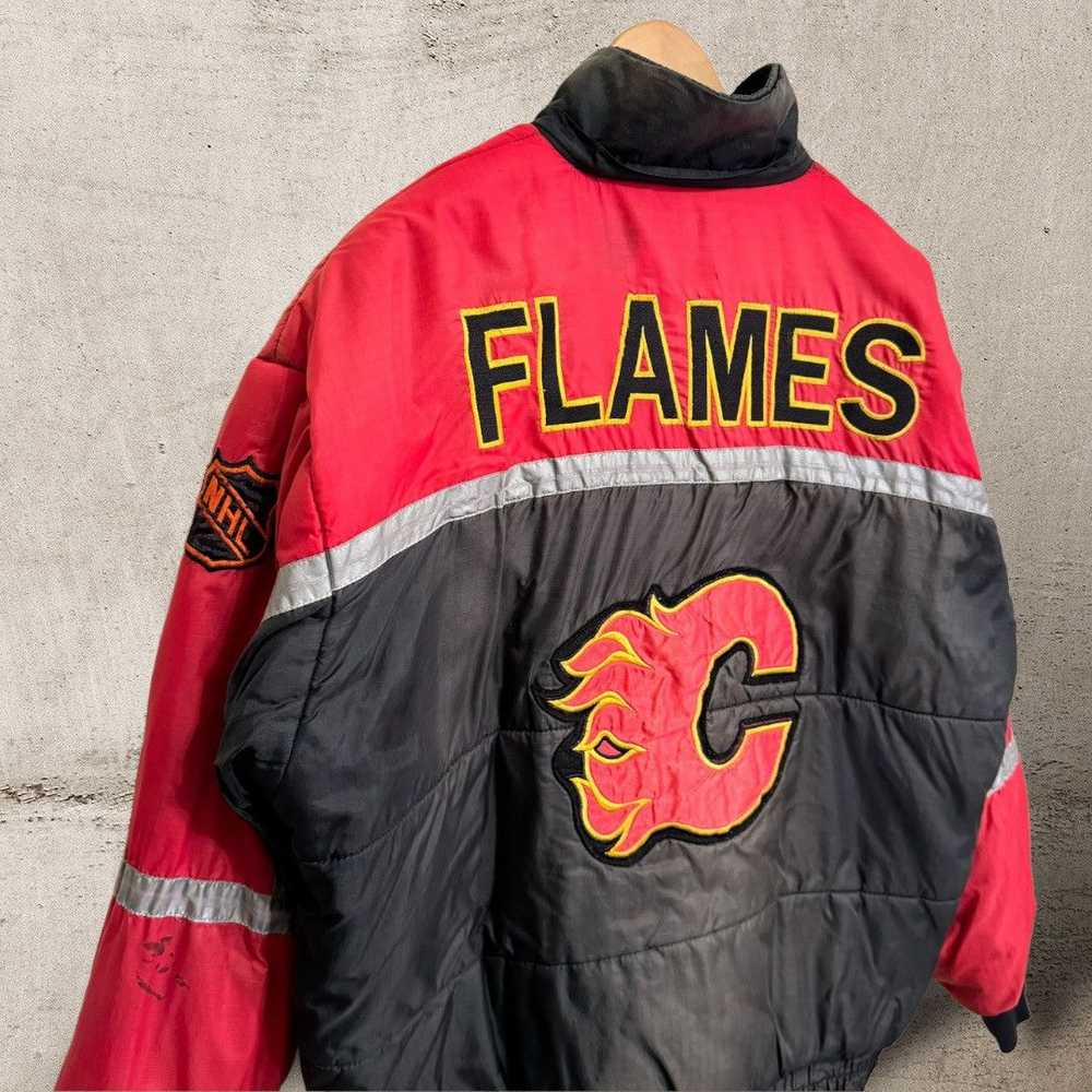 NHL × Sportswear × Vintage Calgary Flames Jacket … - image 2