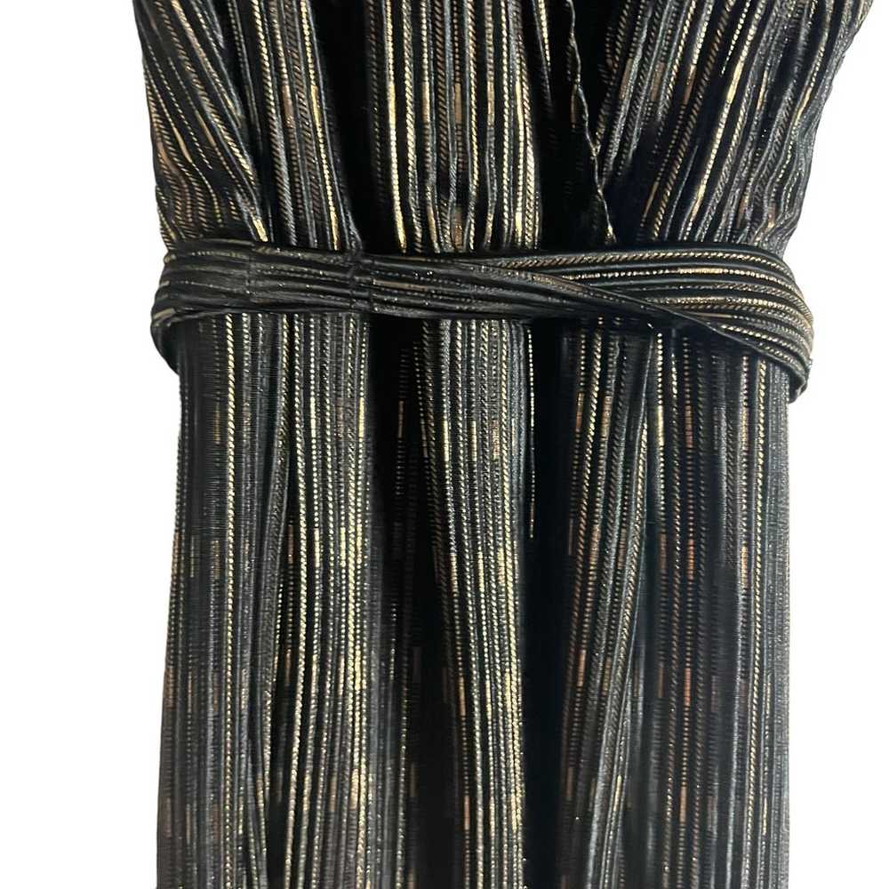 Hutch Tali Black Striped Surplice Wide Leg Jumpsu… - image 7