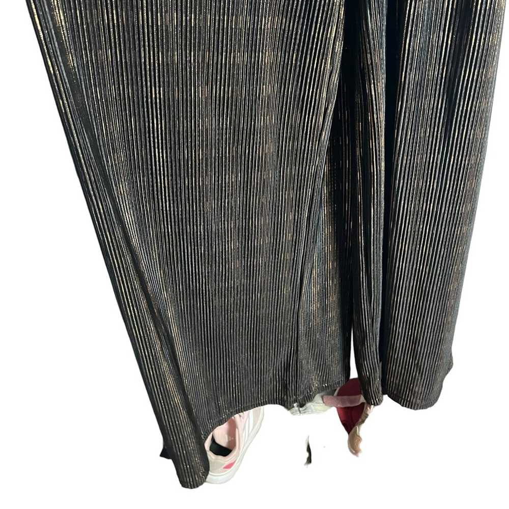 Hutch Tali Black Striped Surplice Wide Leg Jumpsu… - image 9
