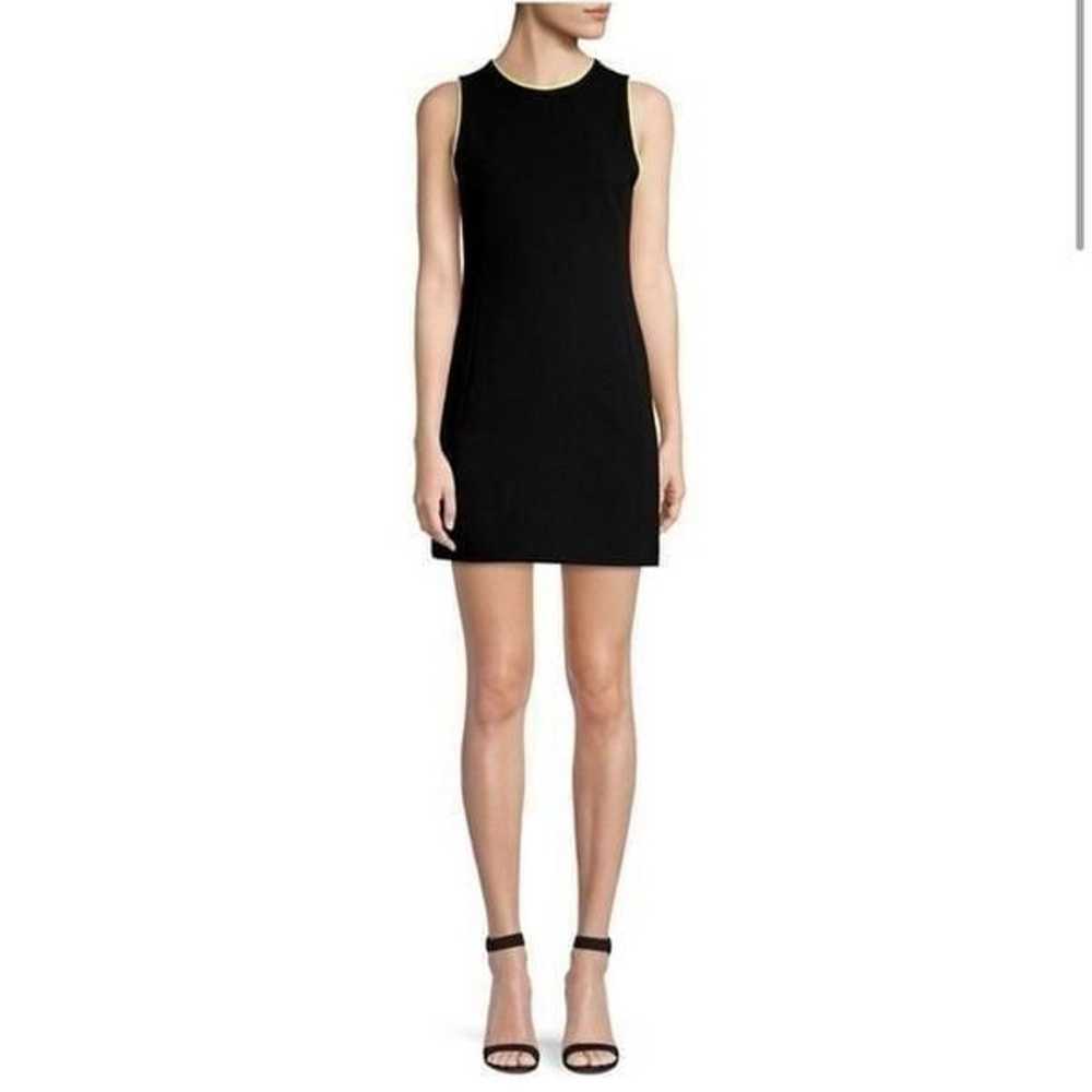 Alice + Olivia Colin Neon Trim LBD Mini Dress siz… - image 3