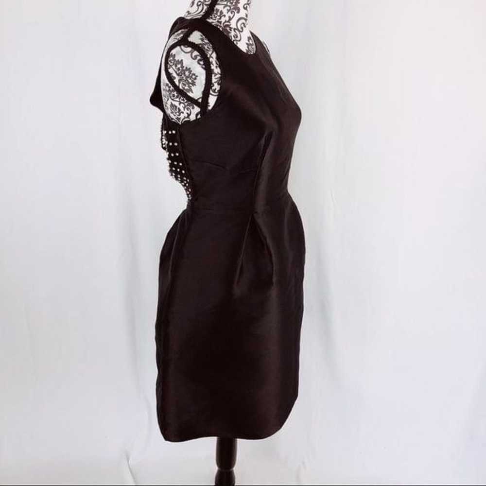 Kate Spade Silk Peek-A-Boo Back Crystal Bow Dress - image 4