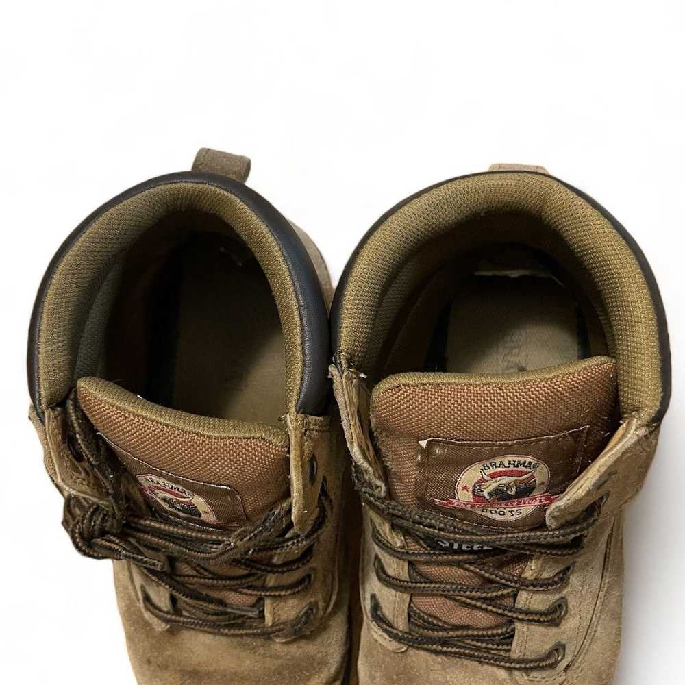 Combat Boots × Leather × Vintage Brahma Alpha Wat… - image 9