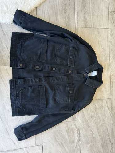 Denim Jacket × Vintage Black Vintage Washed Denim 