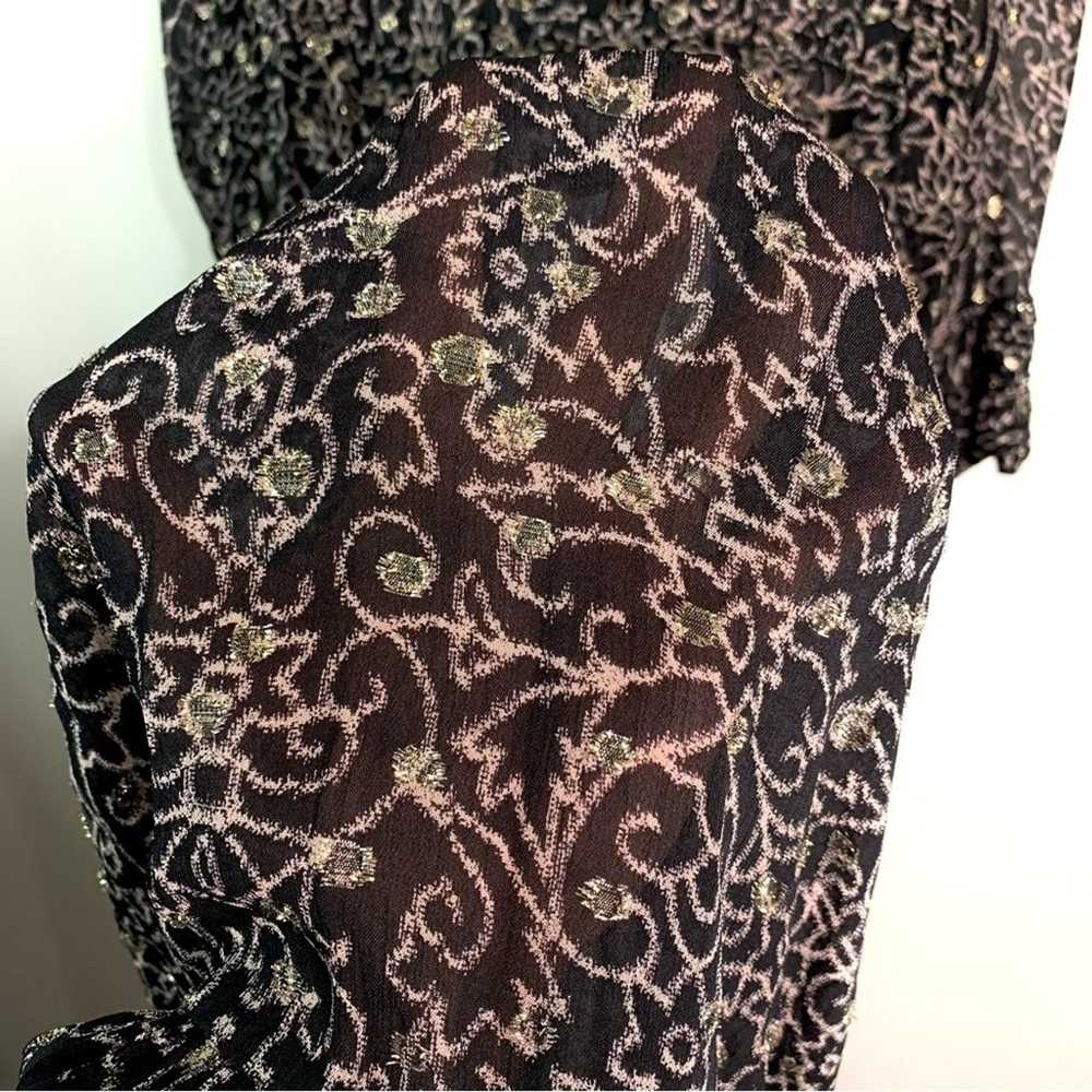 Ba&sh Alegria Georgette Printed Maxi Dress Sz L /… - image 9