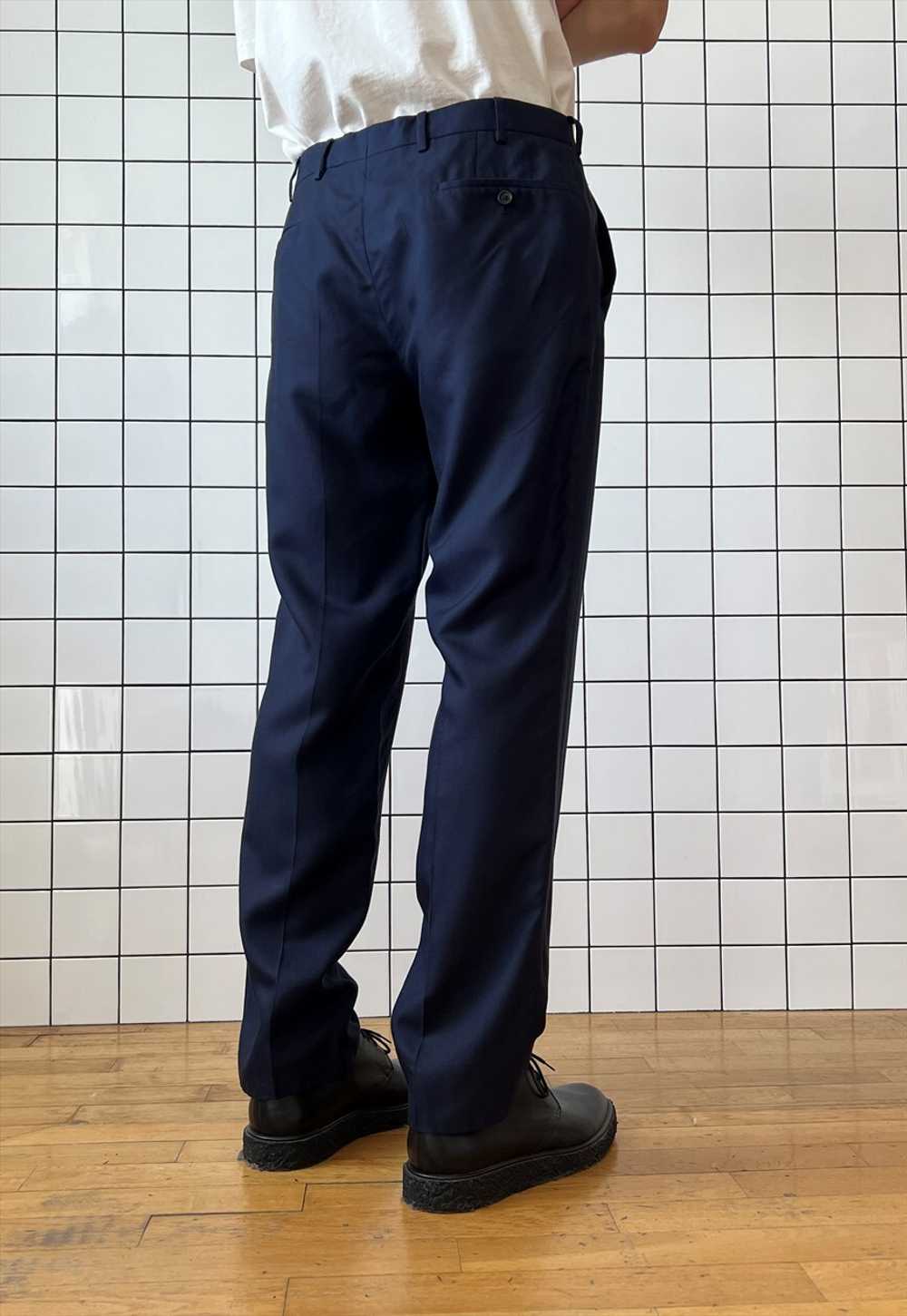 Vintage PRADA Pants Trousers Suit Navy Blue - image 4