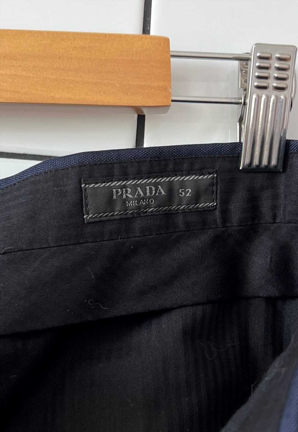 Vintage PRADA Pants Trousers Suit Navy Blue - image 5