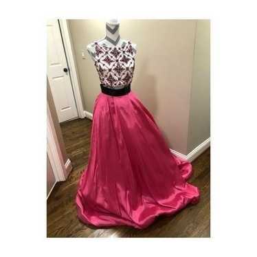 Sherri Hill 2 piece beaded gown/prom dress