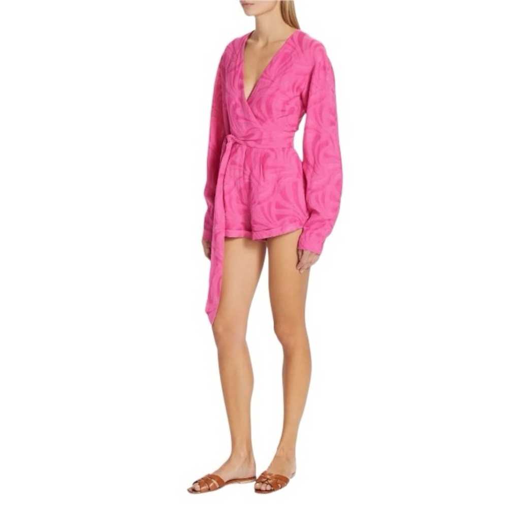Alexis Pink Long Sleeve Romper New Size Small Ret… - image 10