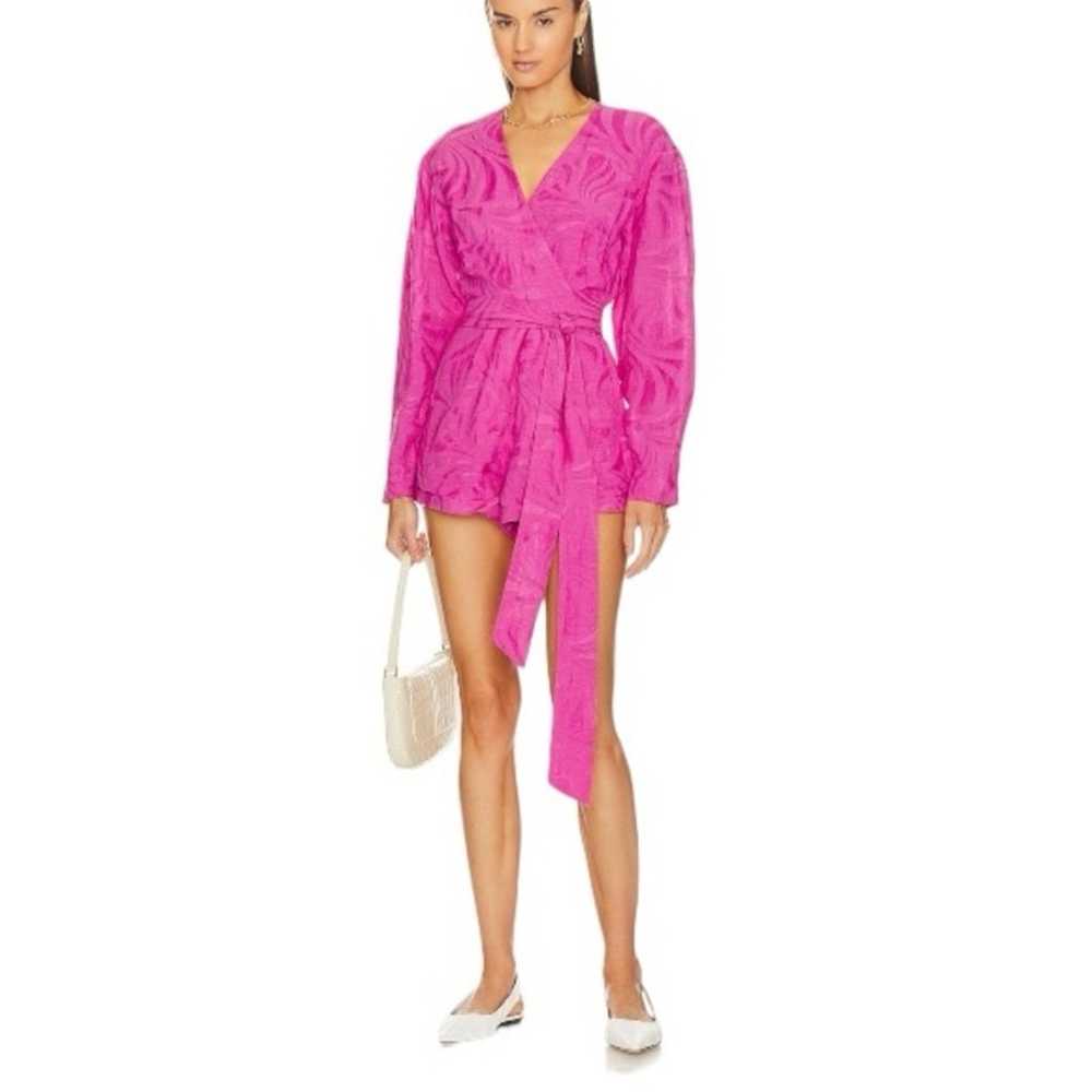 Alexis Pink Long Sleeve Romper New Size Small Ret… - image 1